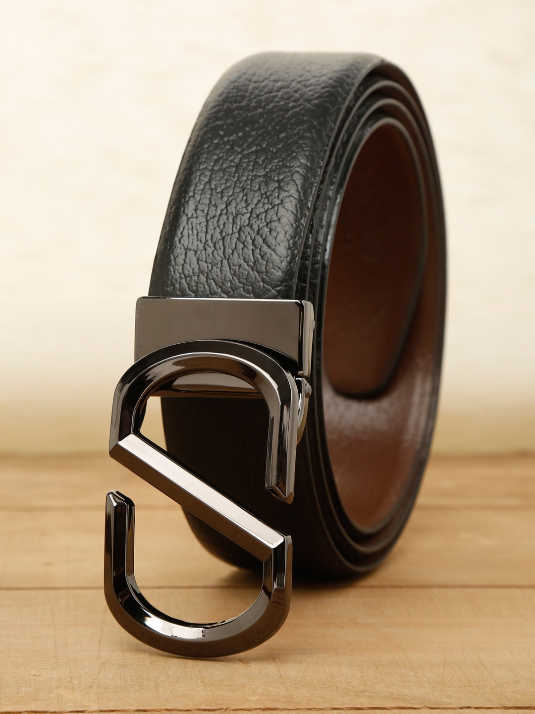 

Teakwood Leathers Men Black Belts