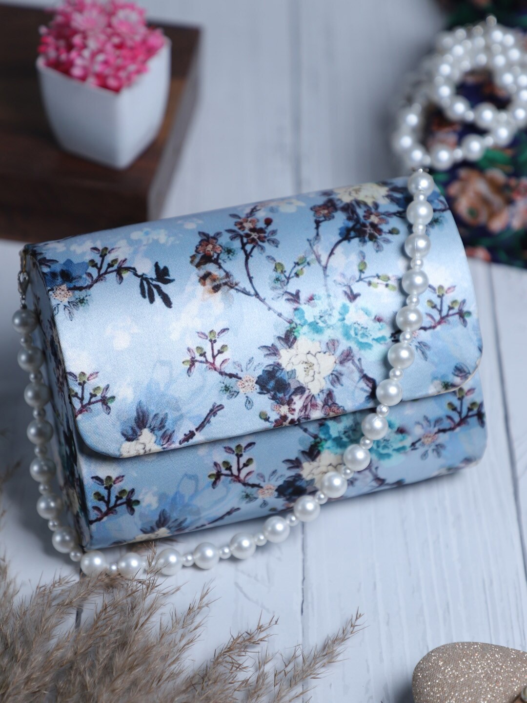 

Swisni Women Blue Clutches