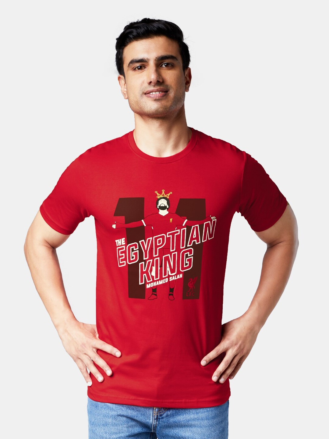 

The Souled Store Men Red Typography Printed T-shirt
