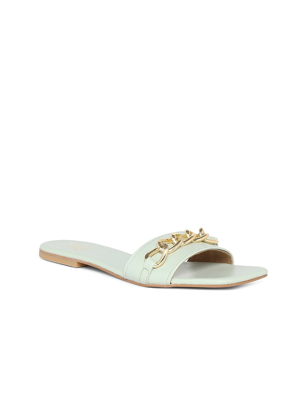 

Tao Paris Women Green Open Toe Flats
