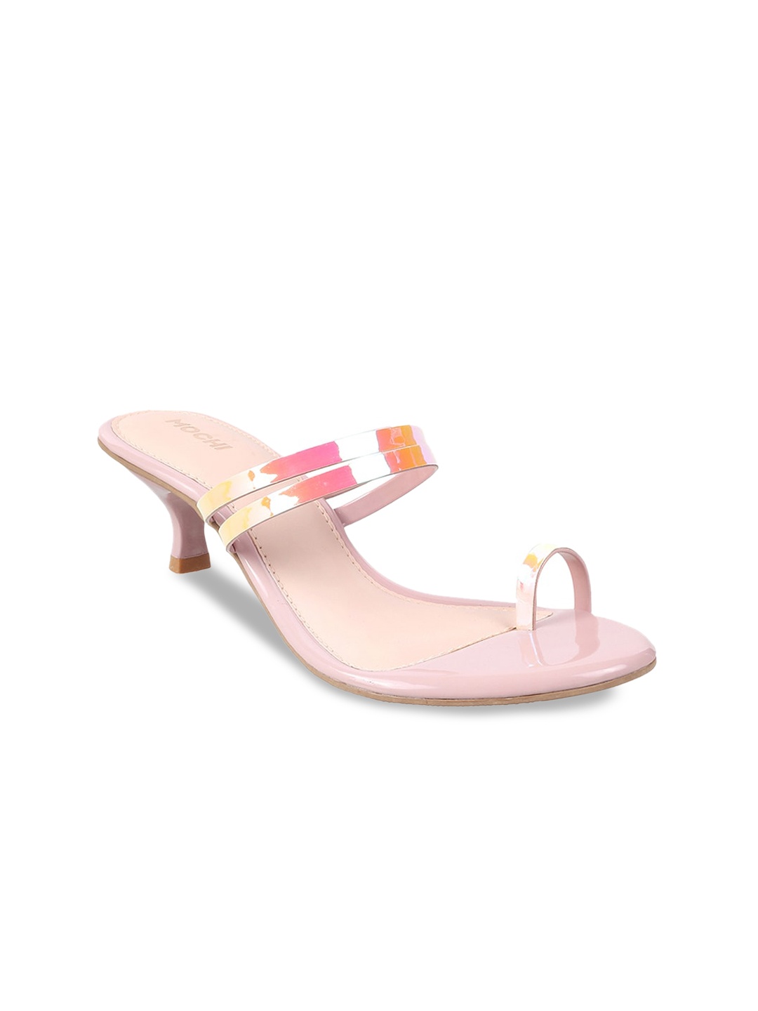 

Mochi Pink Embellished Kitten Sandals