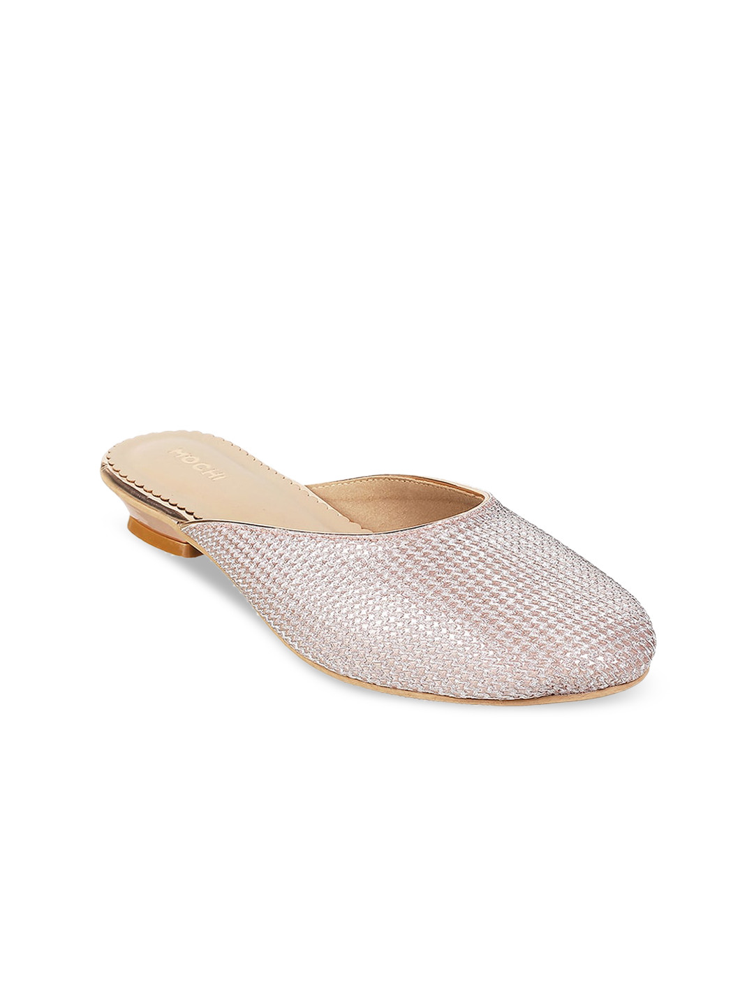 

Mochi Women Pink Mules Flats