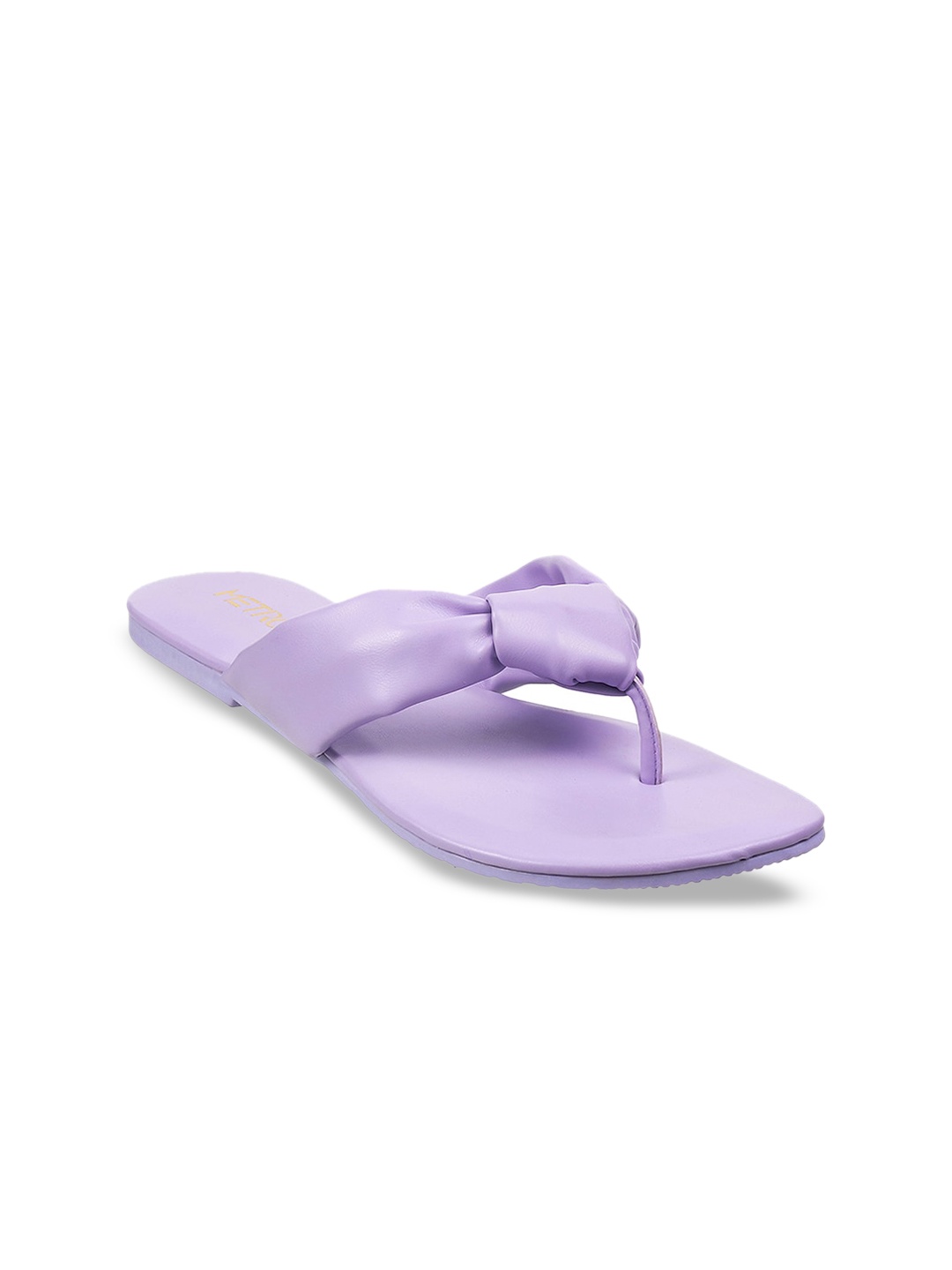 

Metro Women Purple T-Strap Flats