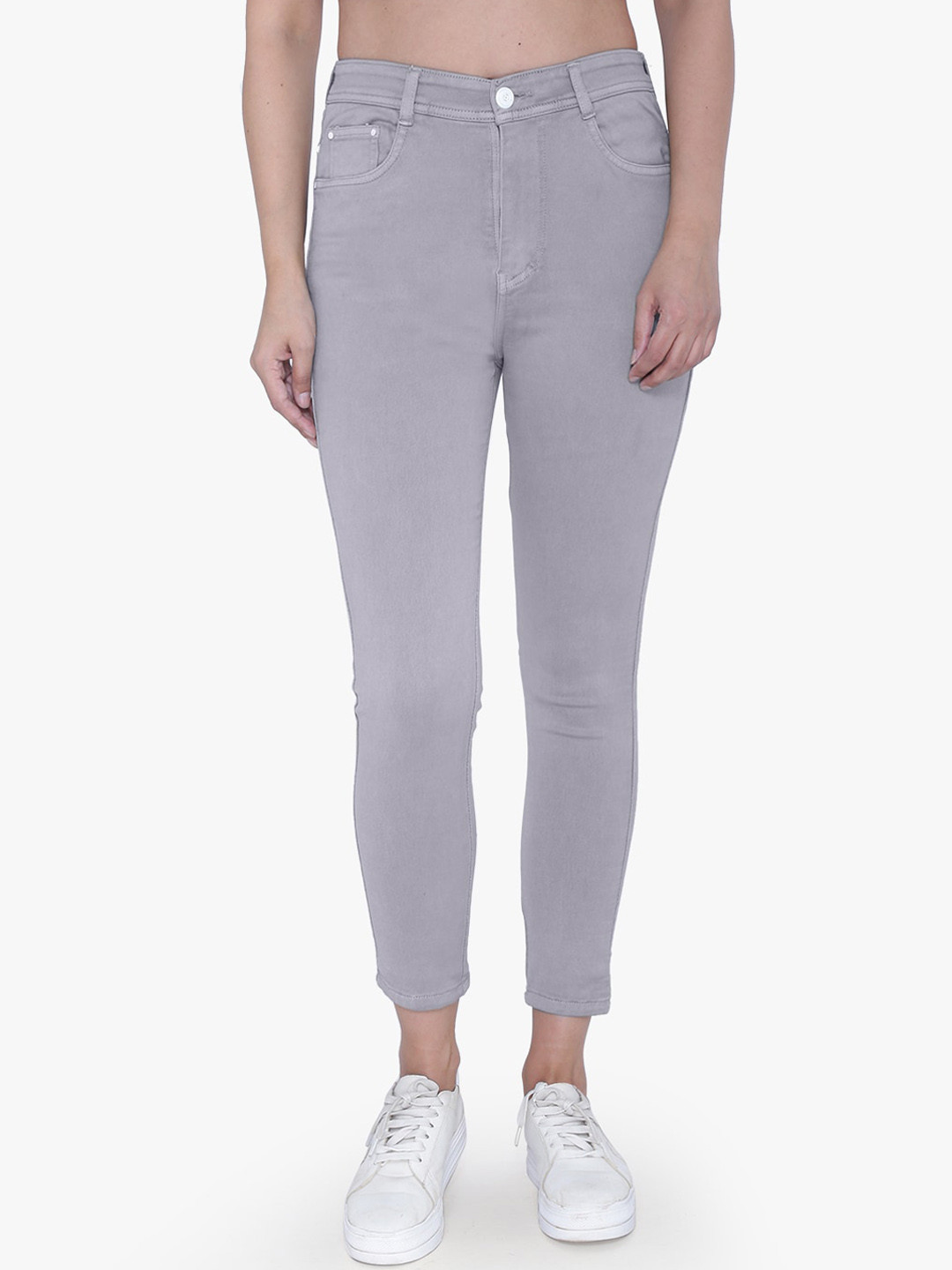 

FCK-3 Women Grey Jean High-Rise Stretchable Jeans