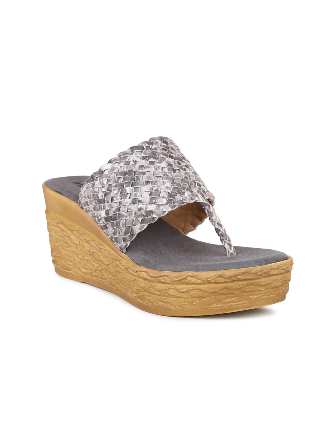 

Inc 5 Women Grey Wedge Heels