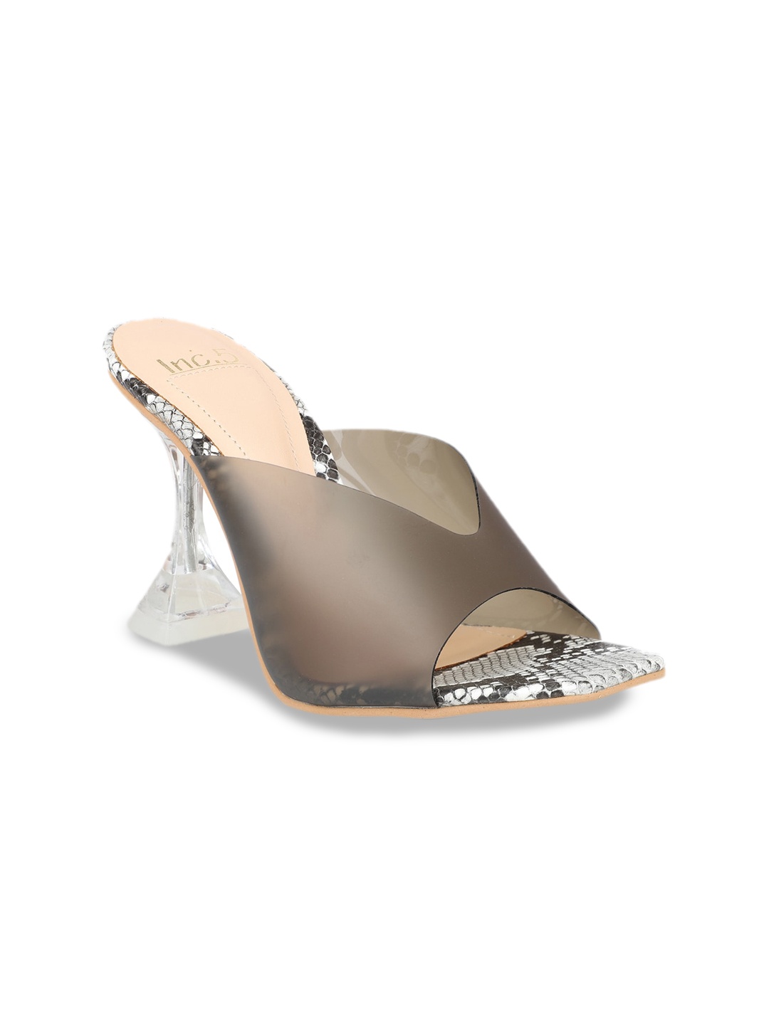 

Inc 5 Black Printed Party Stiletto Pumps