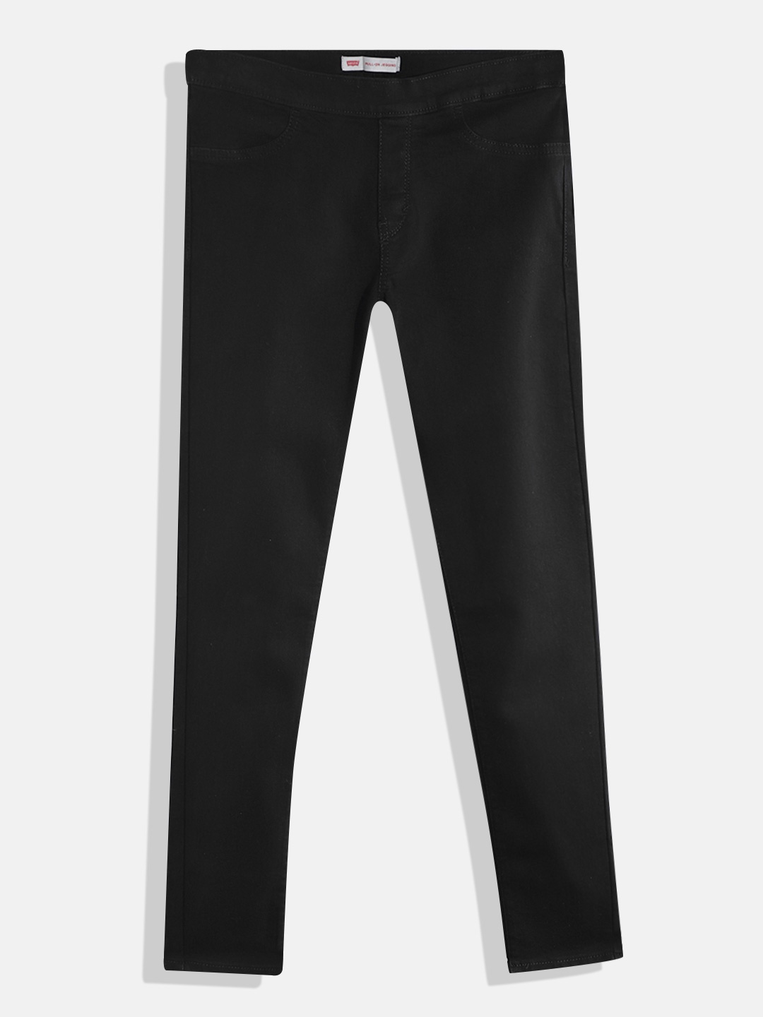 

Levi's Girls Black Solid Skinny Fit Jeggings
