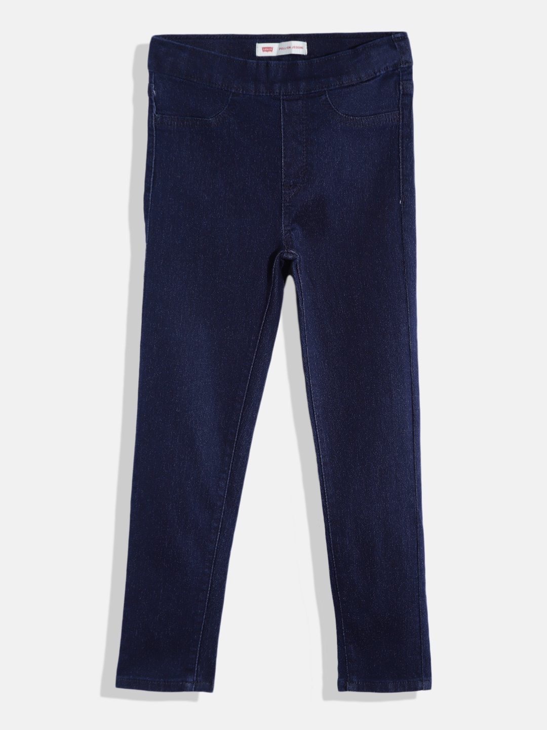 

Levi's Girls Navy Blue Solid Skinny Fit Jeggings