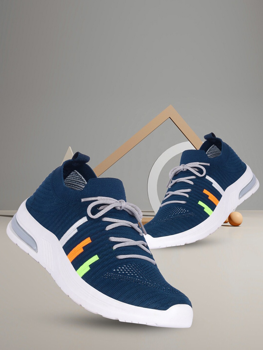 

Longwalk Men Blue Running Non-Marking Shoes