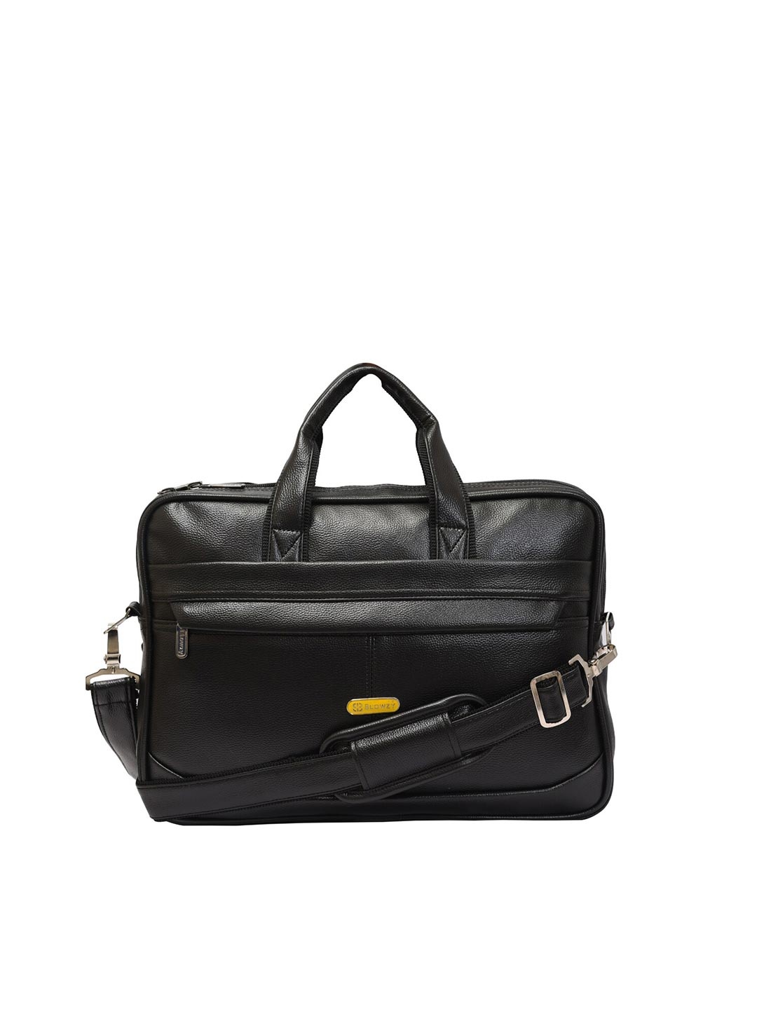 

Blowzy Bags Unisex Black PU Laptop Bag