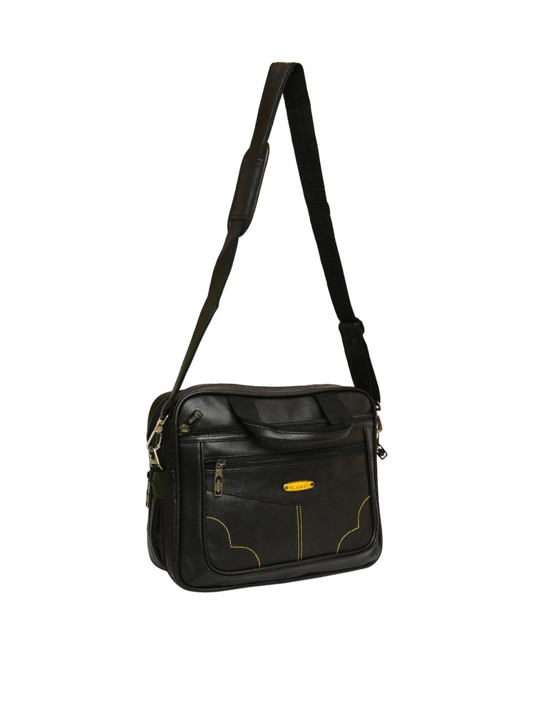 

Blowzy Bags Unisex Black PU Laptop Bag