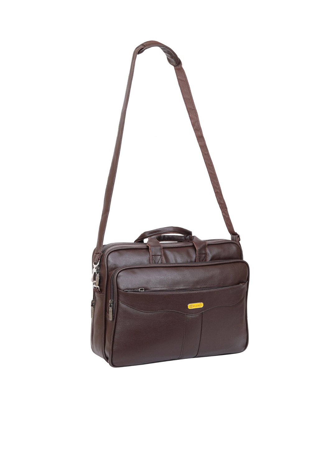 

Blowzy Bags Unisex Brown PU Laptop Bag