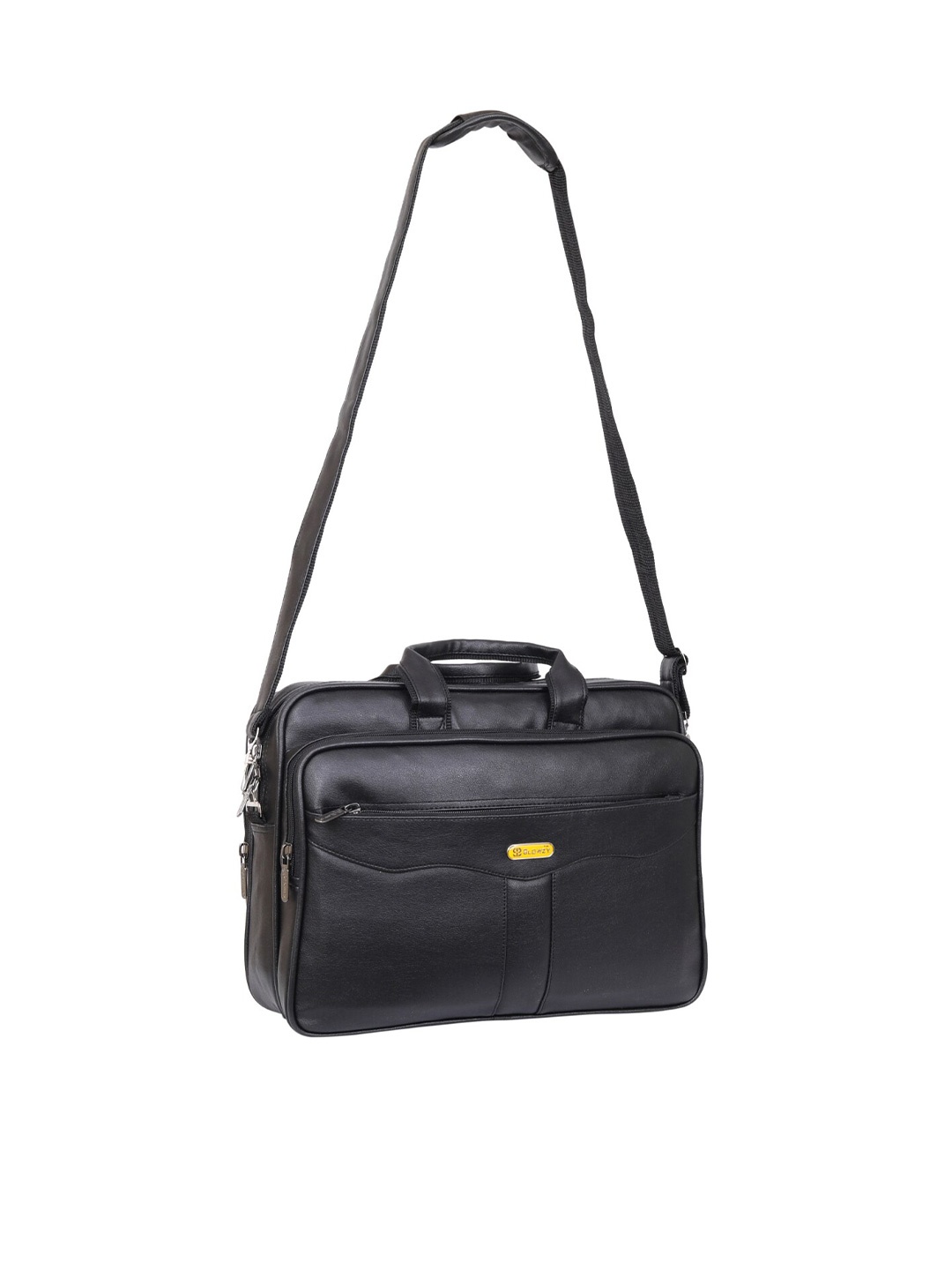 

Blowzy Bags Unisex Black PU Laptop Bag