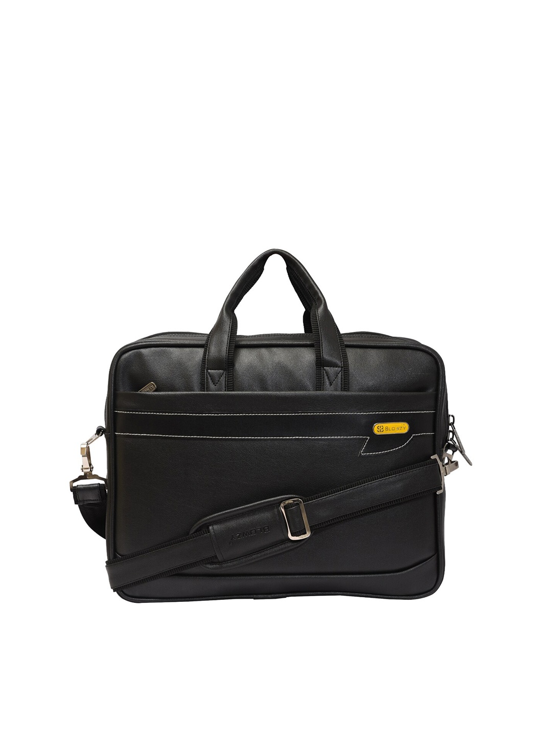 

Blowzy Bags Unisex Black PU Laptop Bag