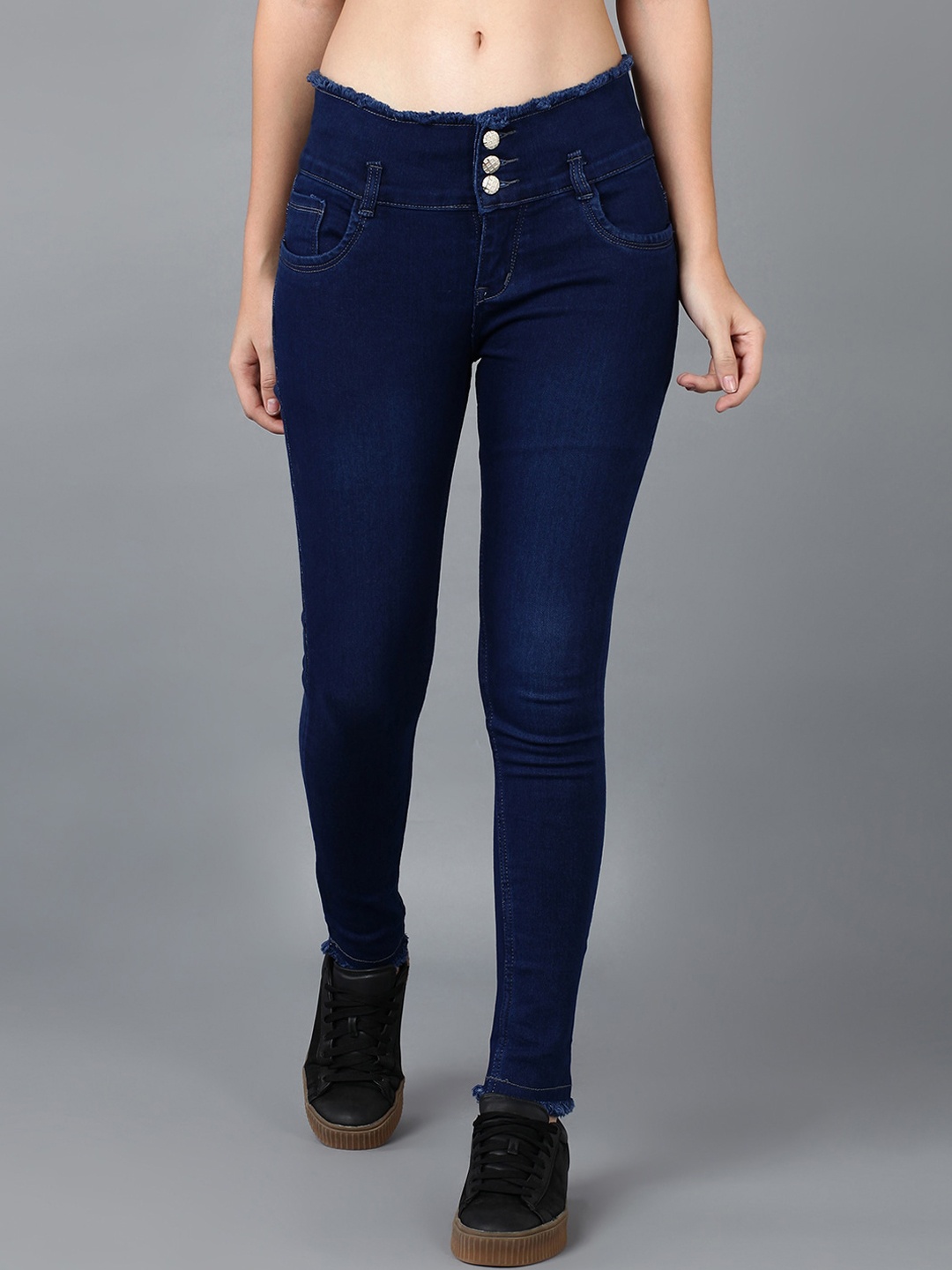 

F2M Women Blue Slim Fit Stretchable Jeans