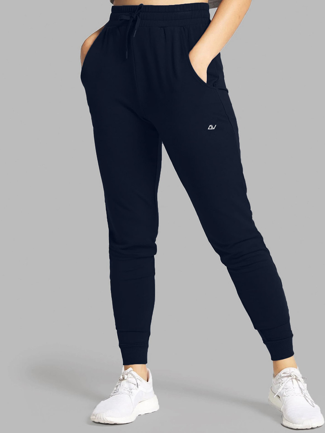 

ADDYVERO Women Navy Blue Solid Joggers