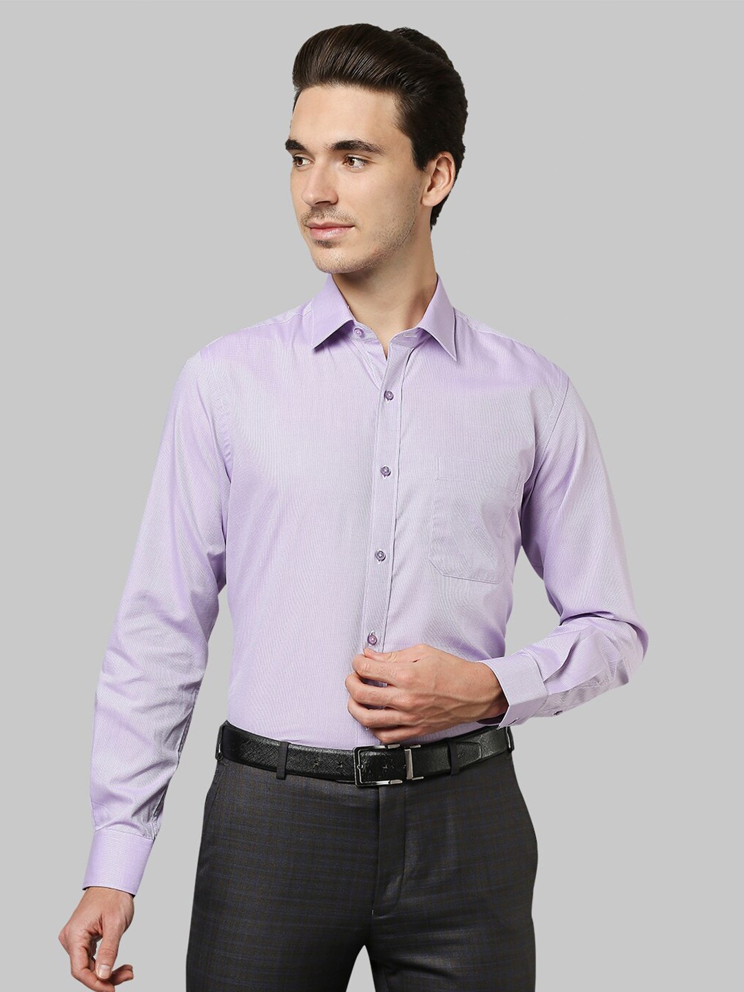

Raymond Men Lavender Formal Shirt