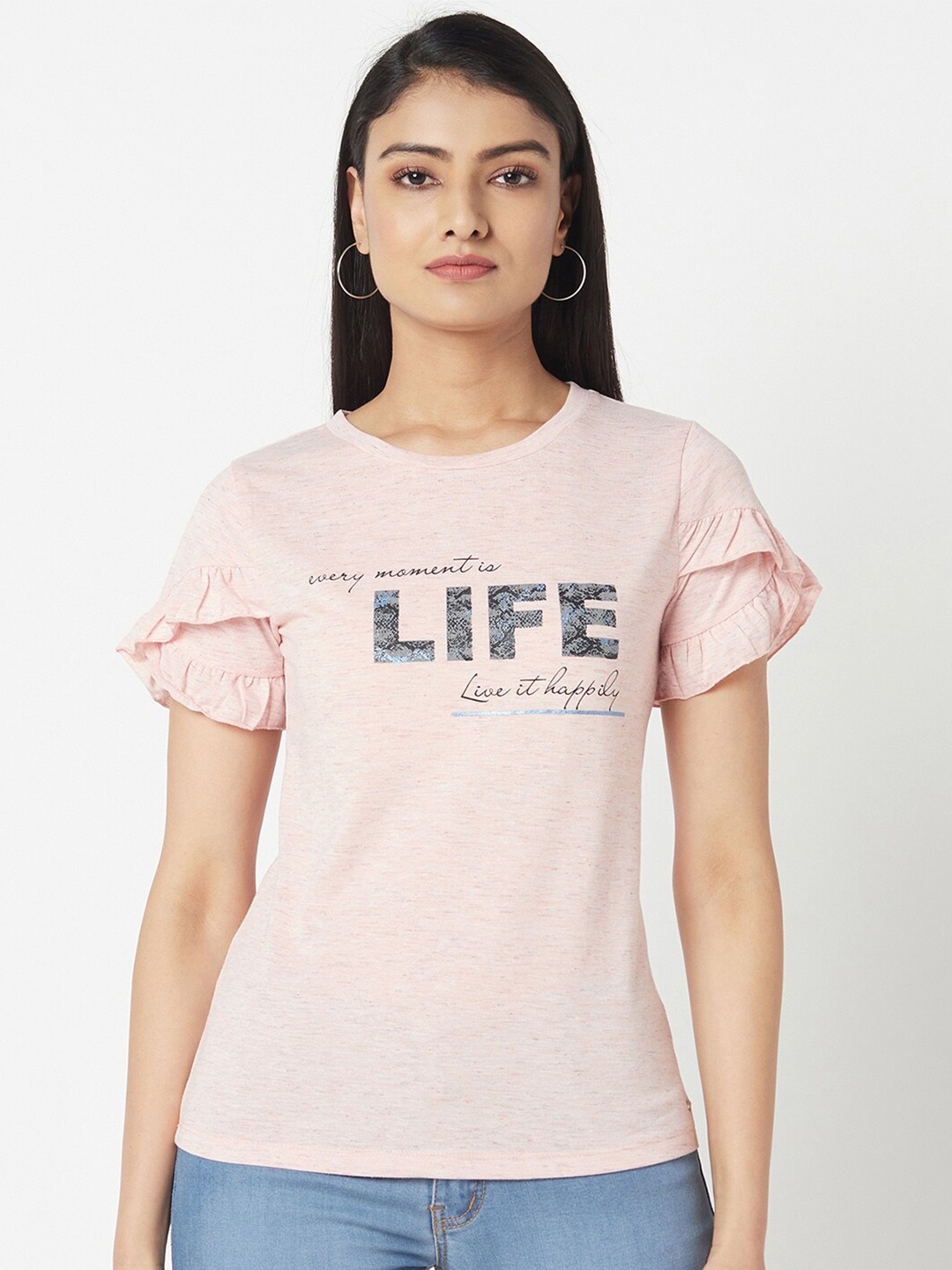 

Miss Grace Pink Print Top