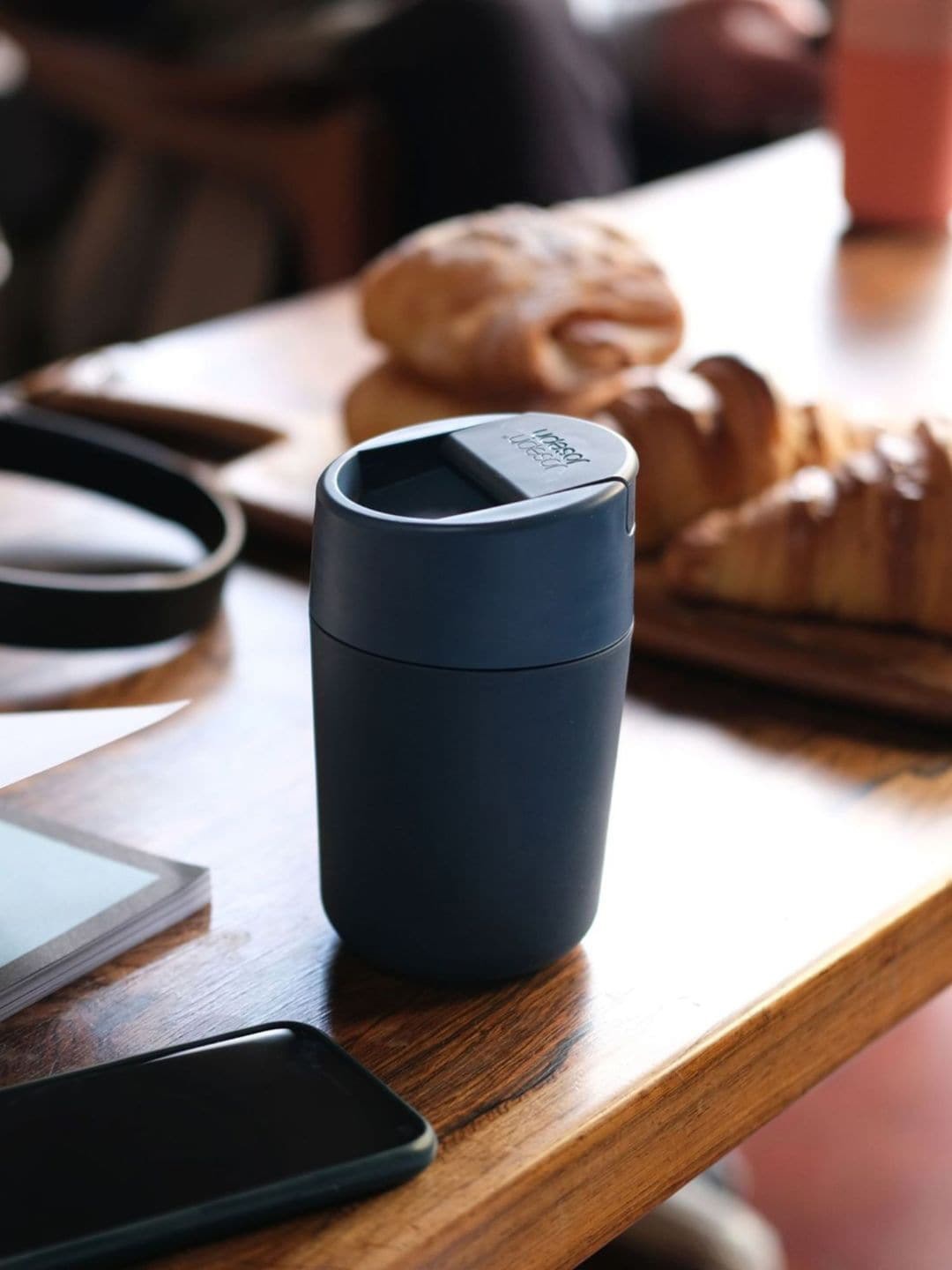 

Joseph Joseph Navy Blue Sipper Mug - 340 ml