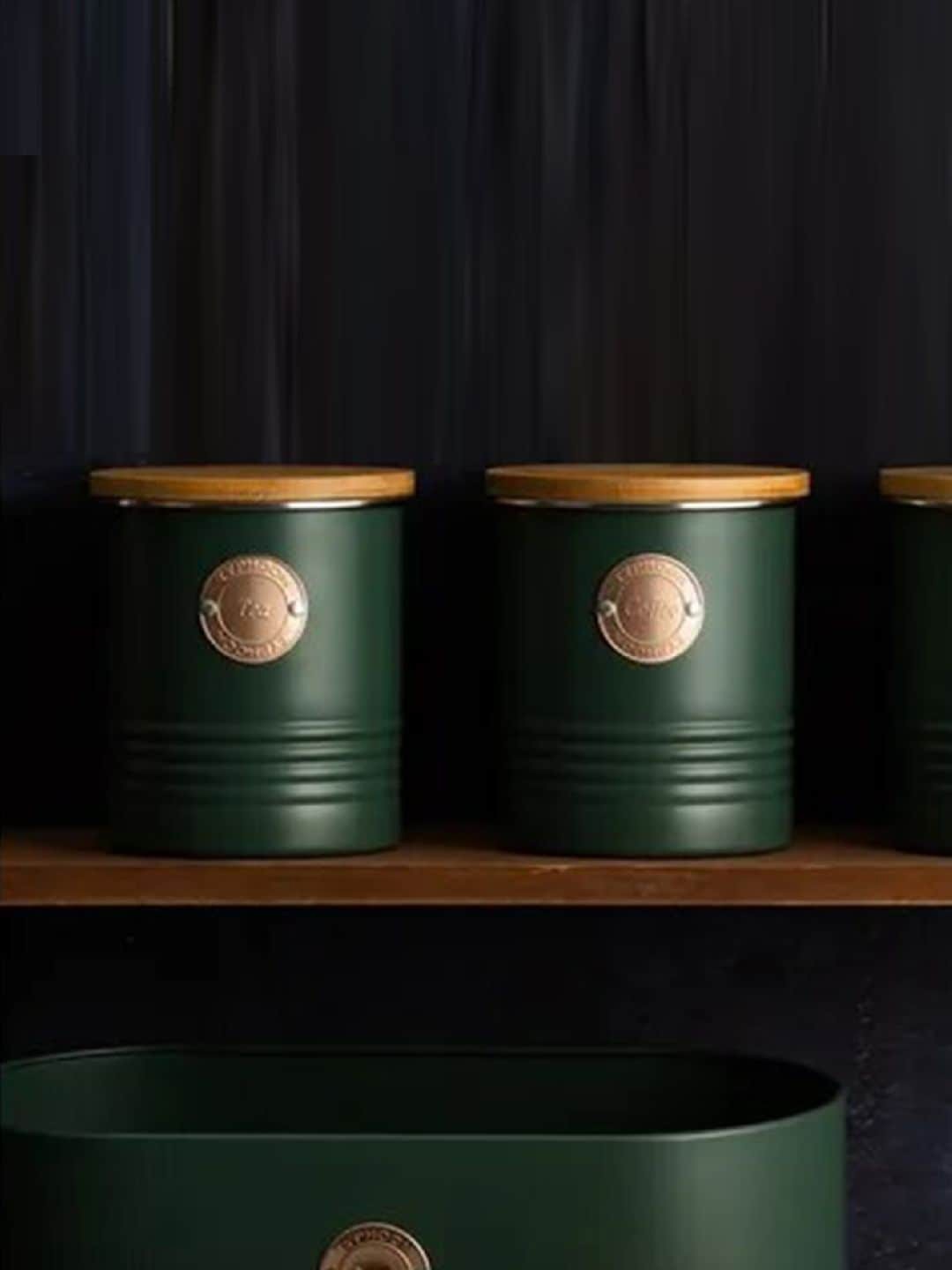 

TYPHOON Green Living Green Stainless Steel Dishwasher safe Tea Storage