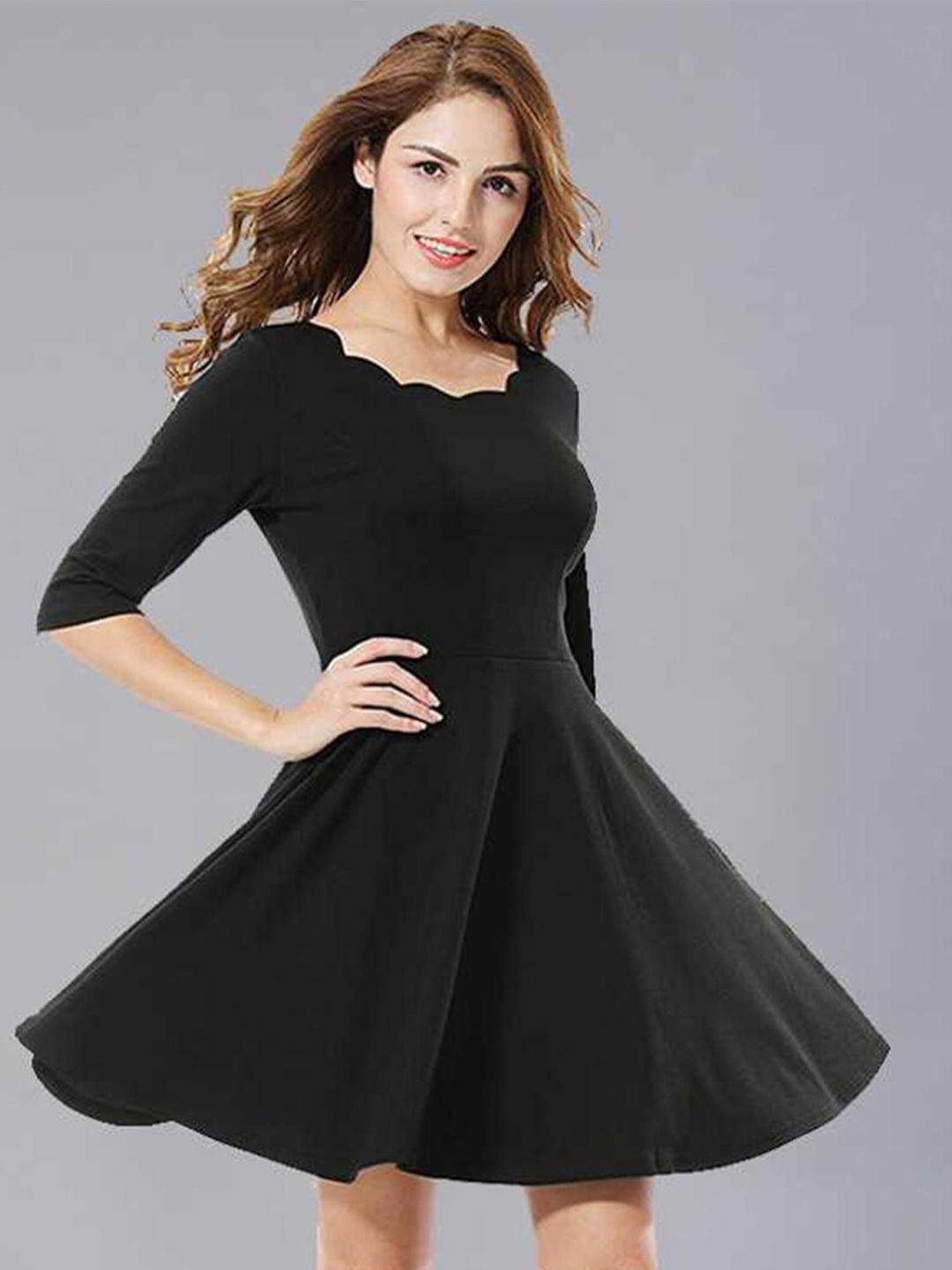 

ADDYVERO Black Dress