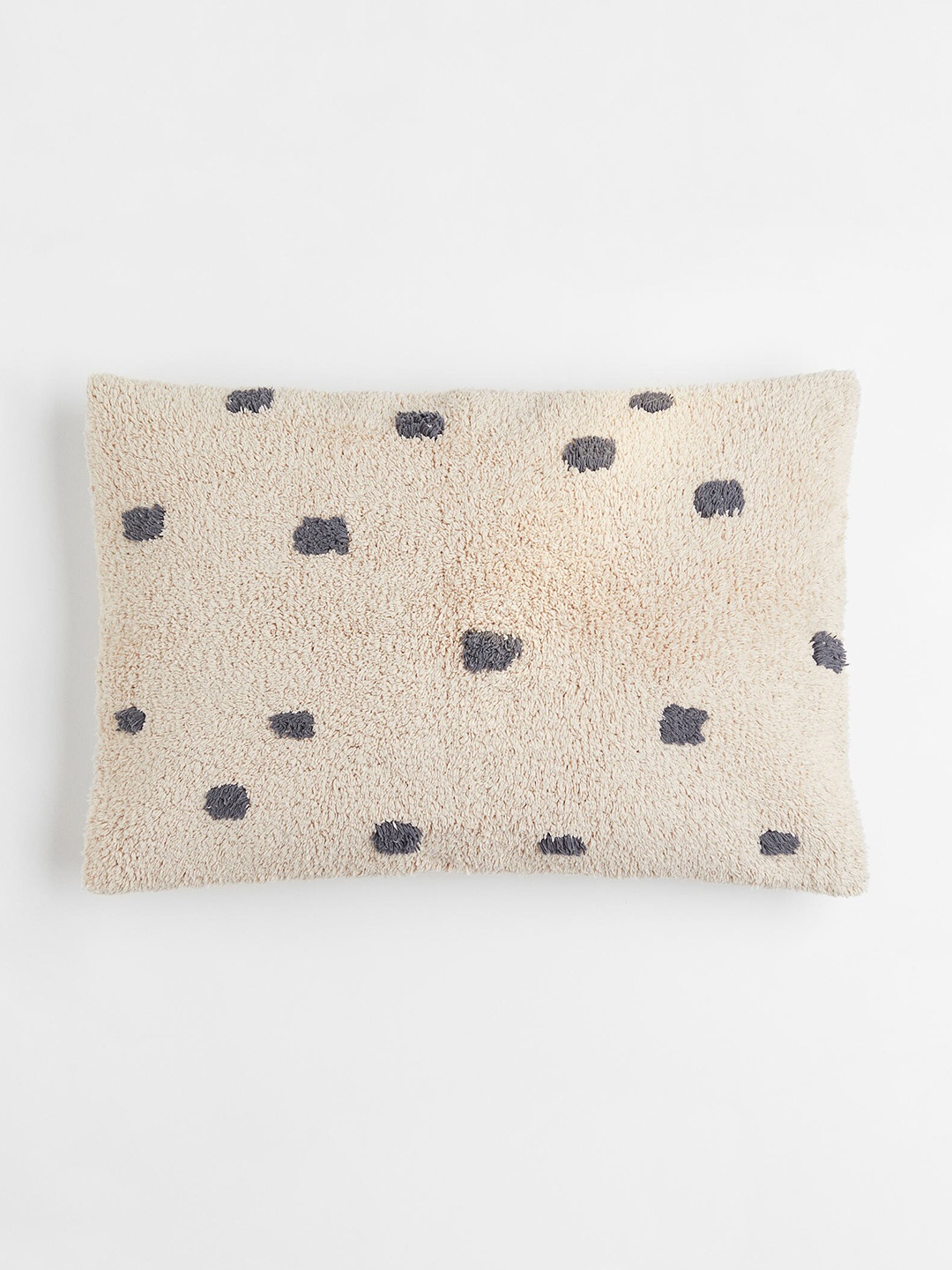 

H&M Girls Beige Spotted Cotton Cushion Cover