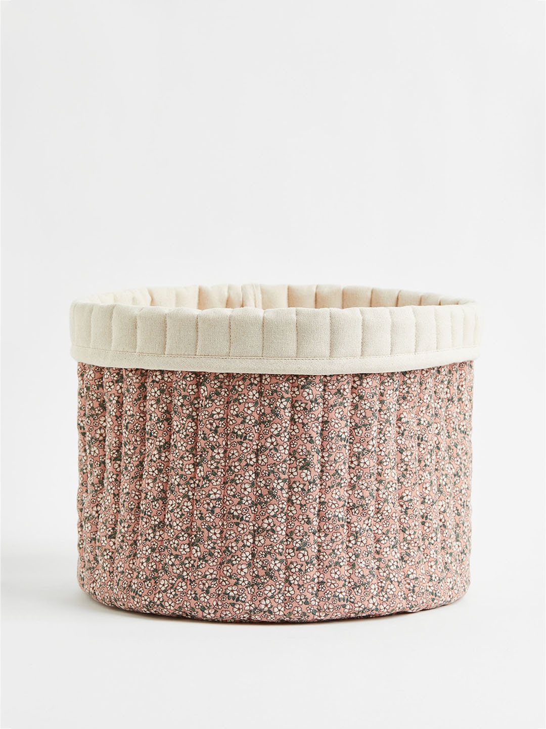 

H&M Pink Quilted Storage Basket