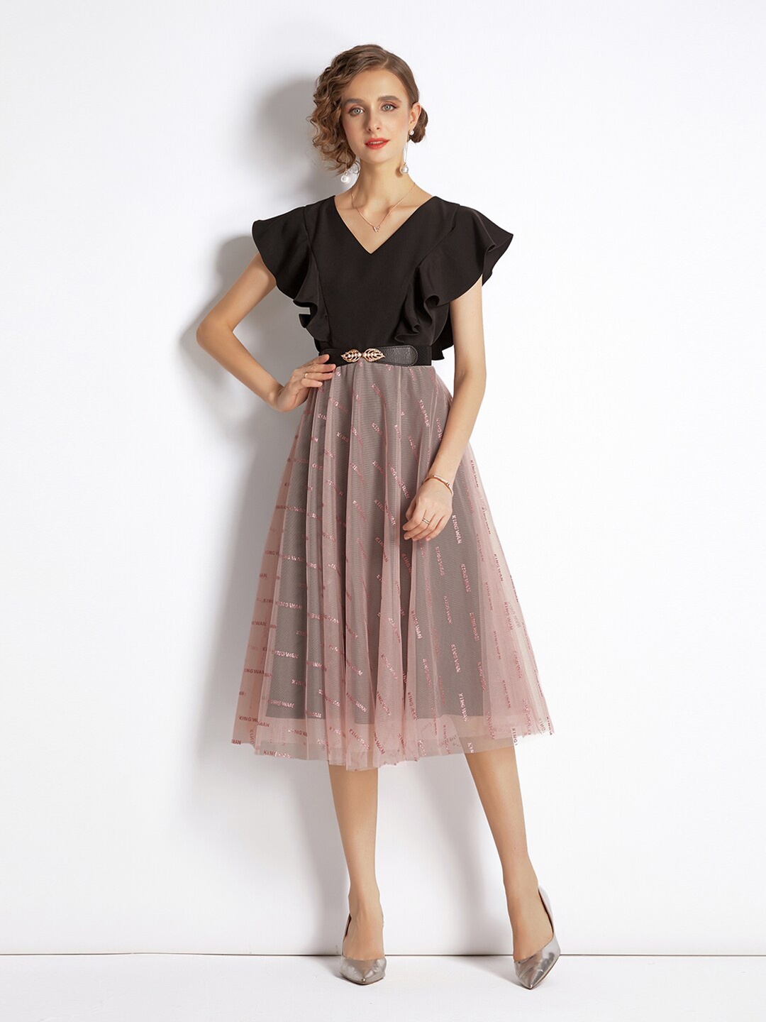 

JC Collection Pink Midi Dress