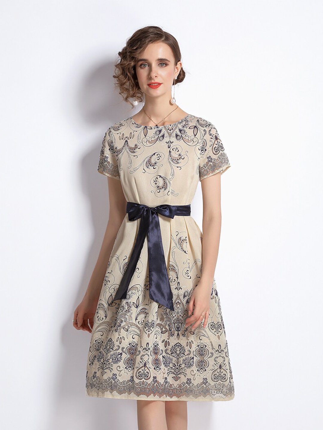 

JC Collection Multicoloured Floral Dress, Multi