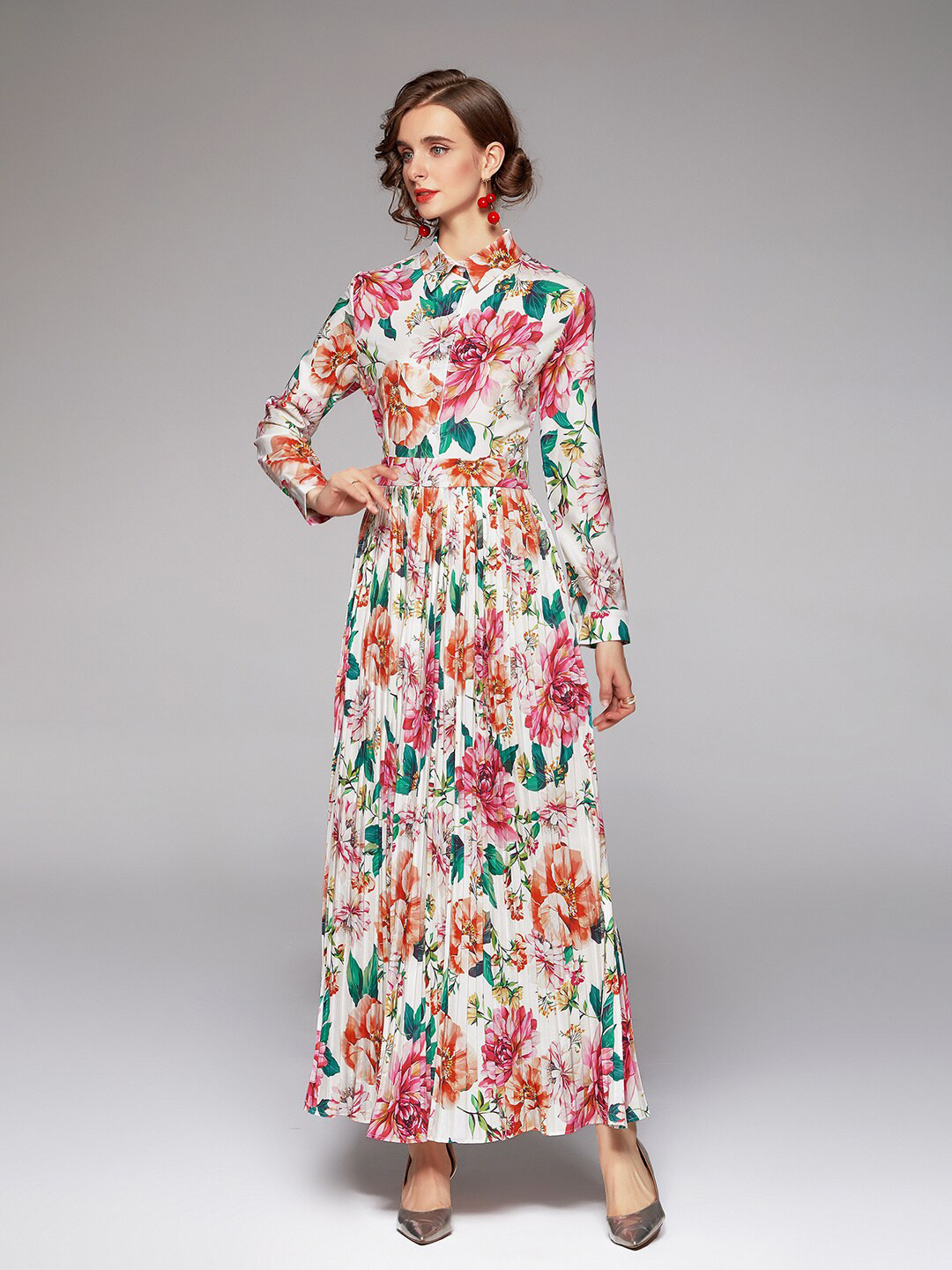 

JC Collection Multicoloured Floral Maxi Dress, Multi