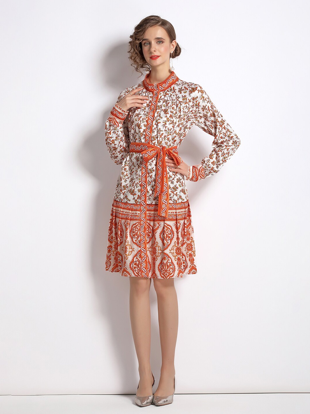 

JC Collection WOMEN Red Ethnic Motifs Dress