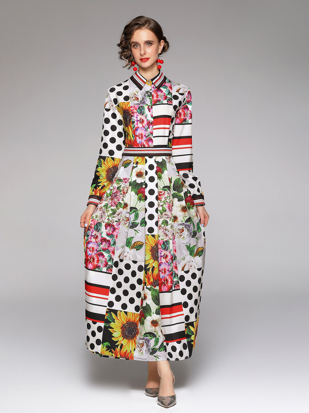 

JC Collection Multicoloured Floral Maxi Dress, Multi