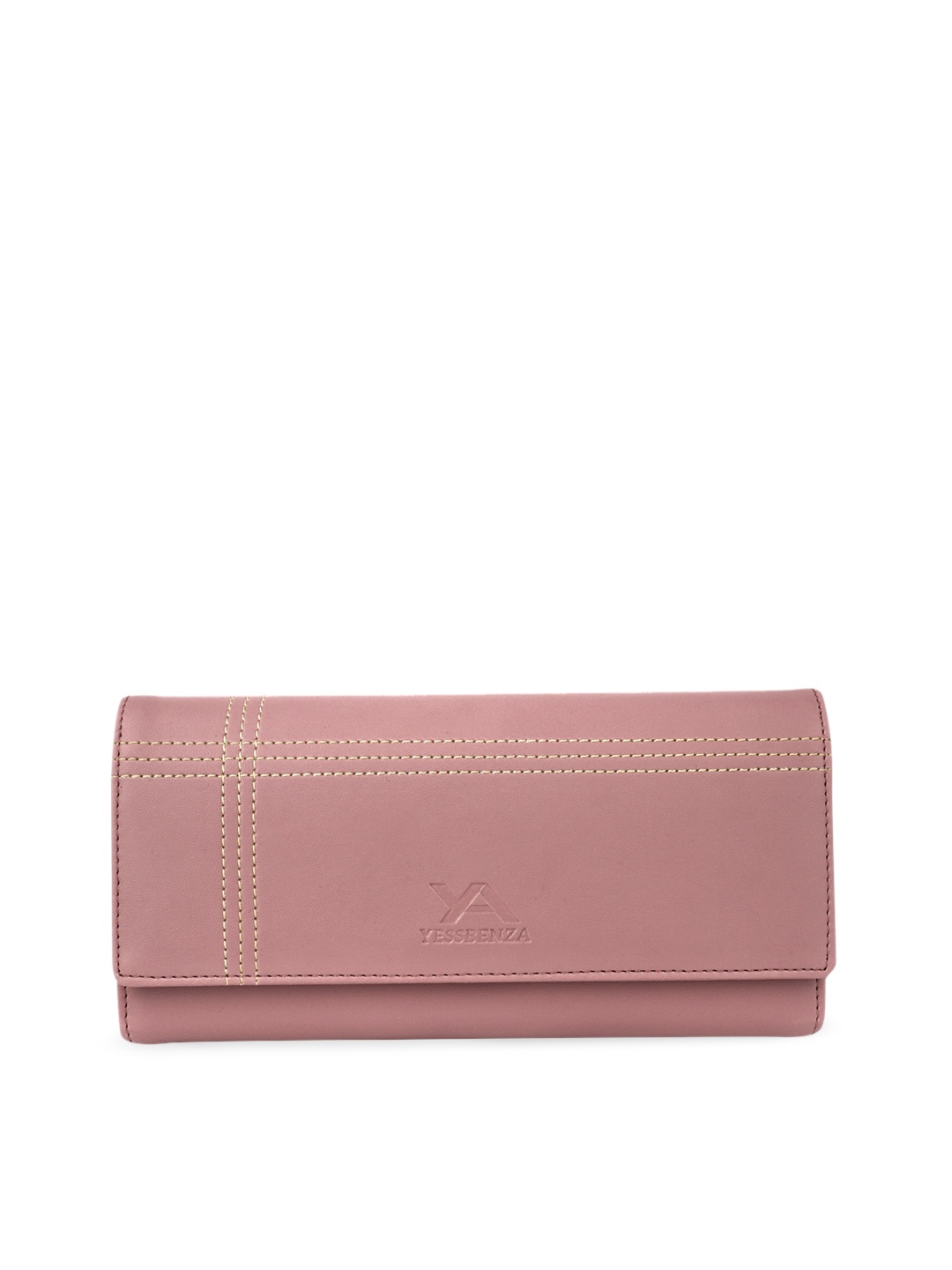 

YESSBENZA Rose Solid Envelope Clutch