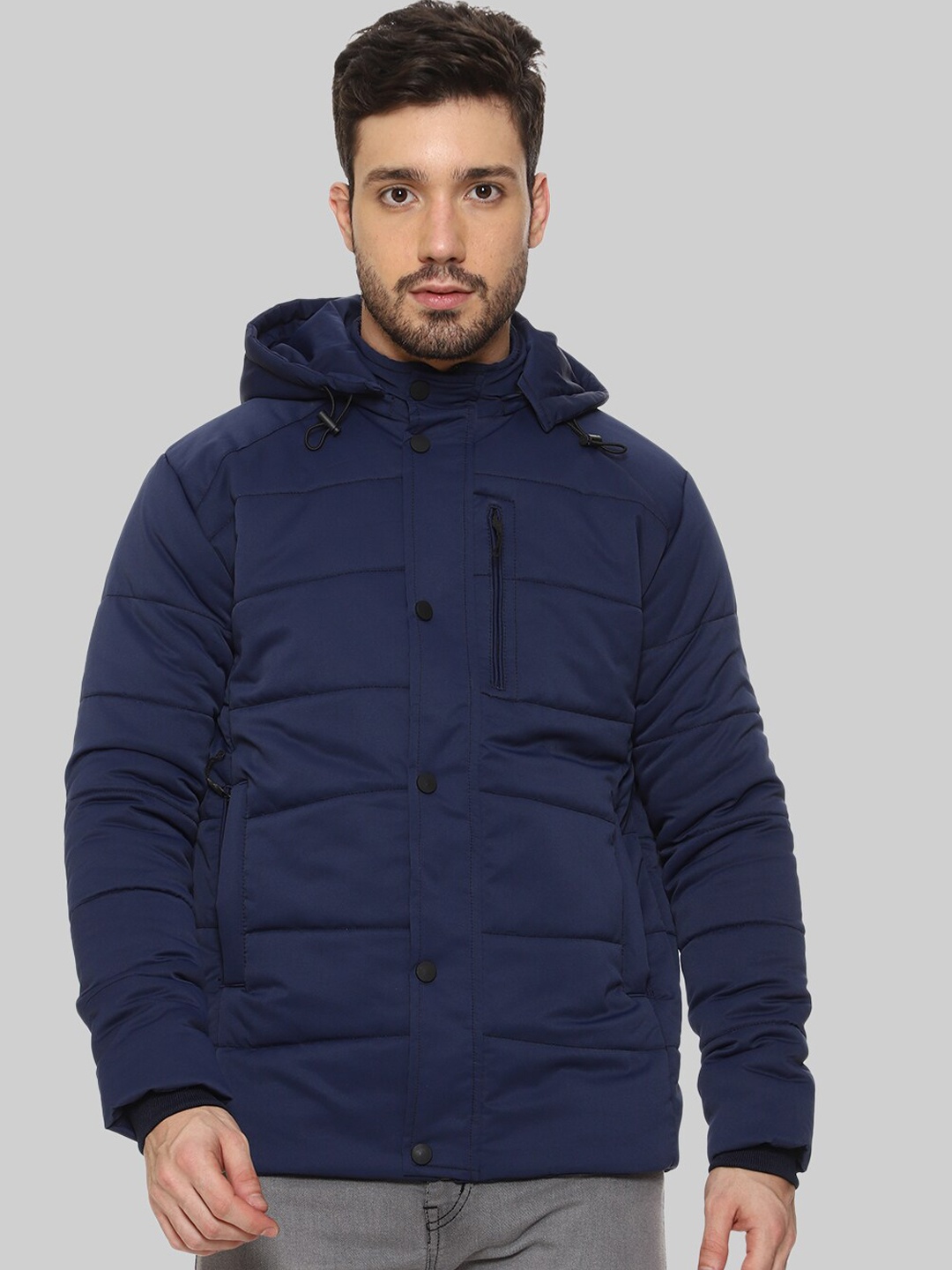

Mark Leute Men Blue Puffer Jacket