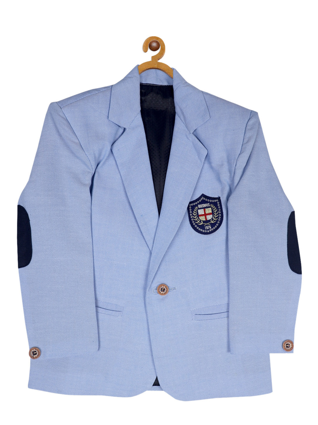 

RIKIDOOS Boys Blue Solid Blazers