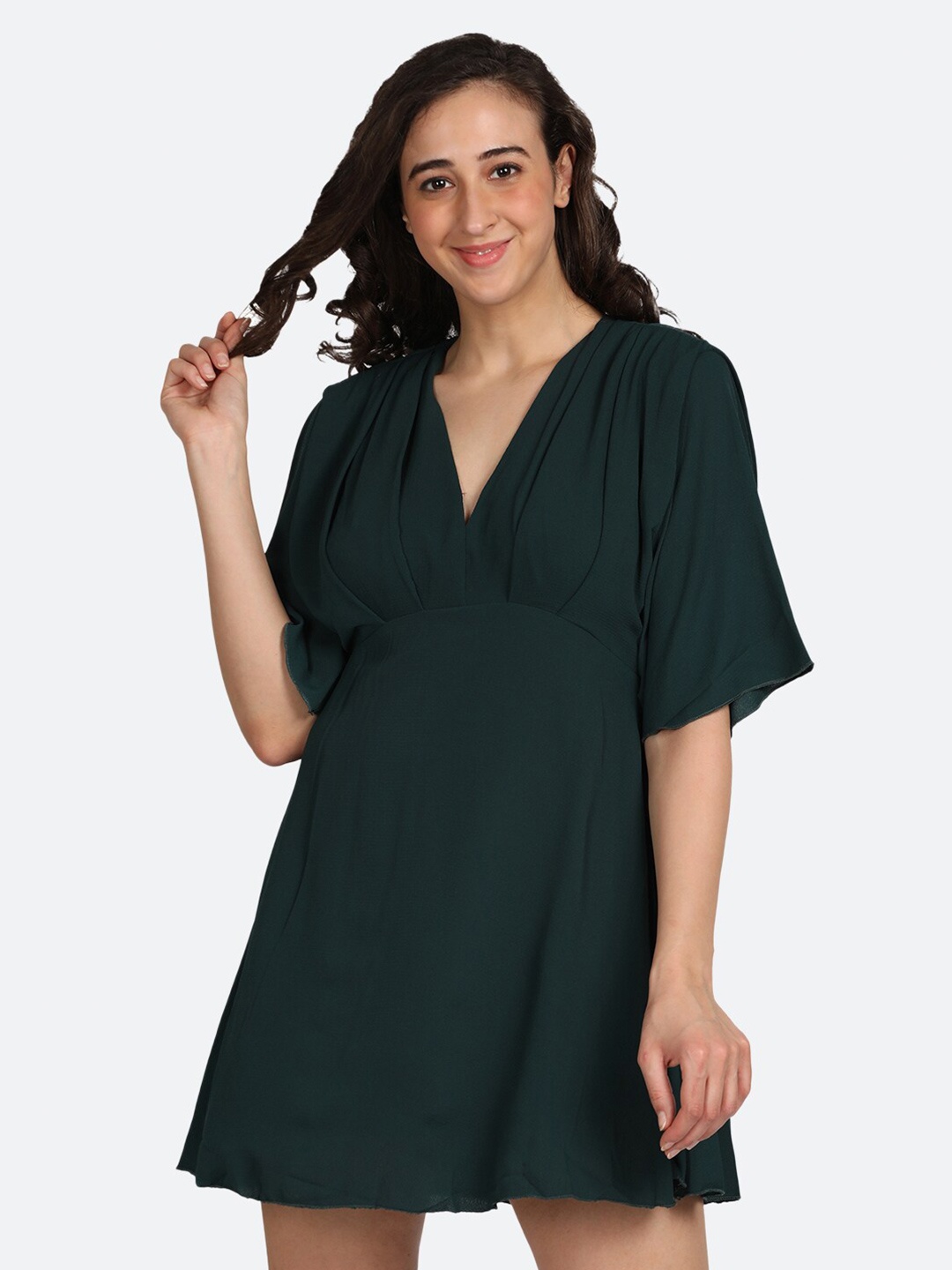 

BOLDMISS Green Mini Dress