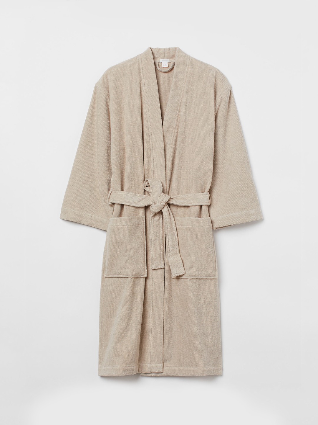 

H&M Women Beige Terry Dressing Gown