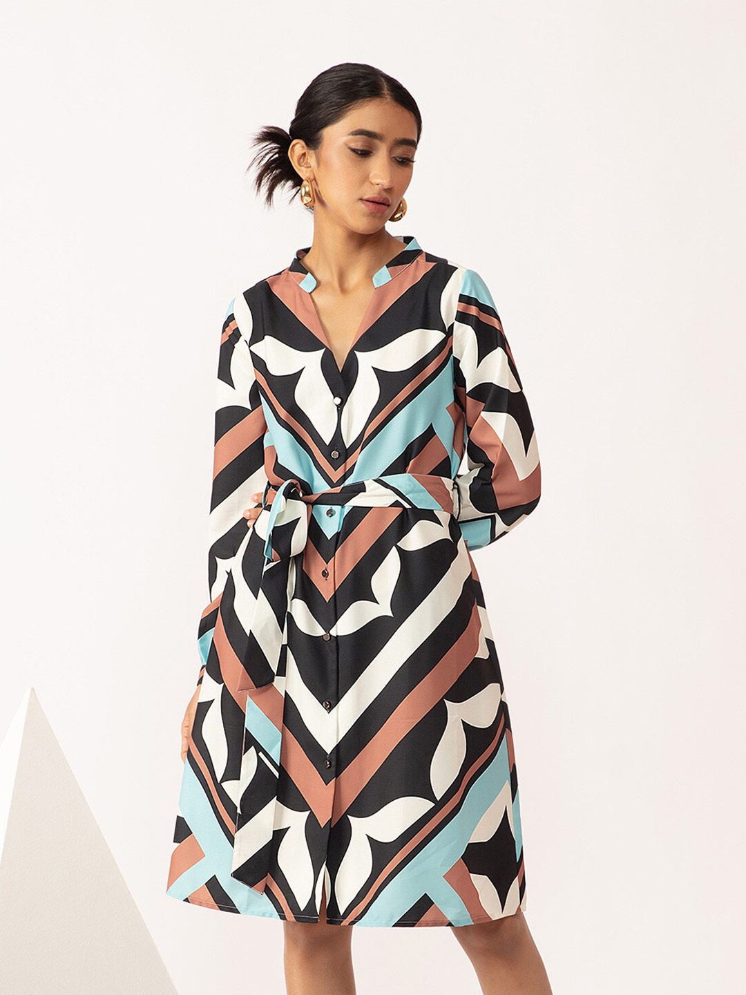 

20Dresses Women Printed Knee Length Dress, Multi