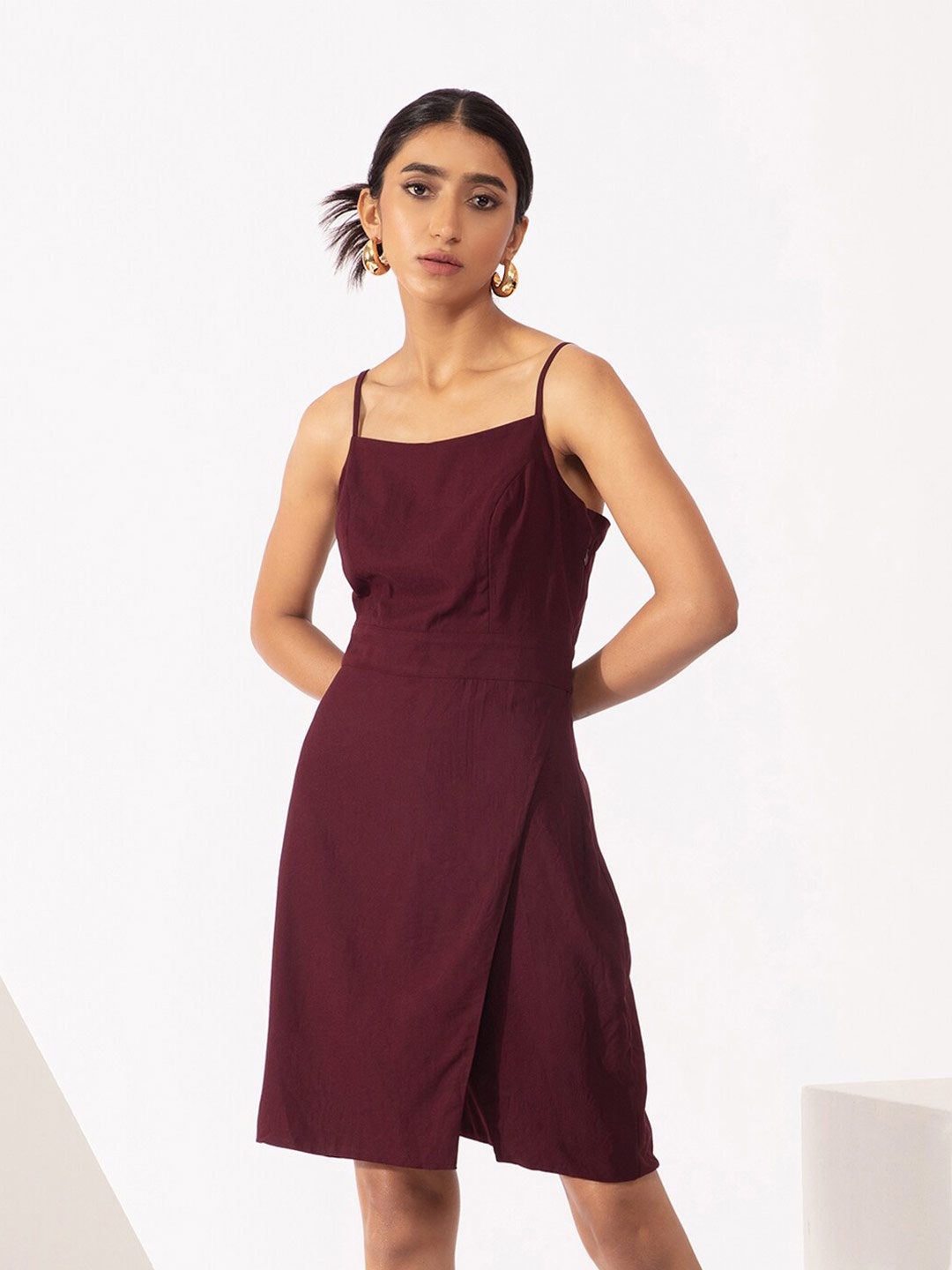 

20Dresses Women Maroon A-Line Dress