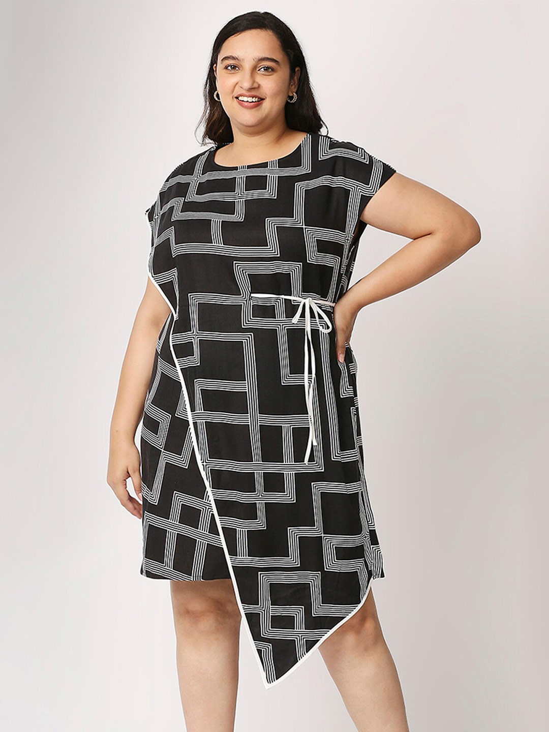 

20Dresses Women Black Asymmetrical Dress