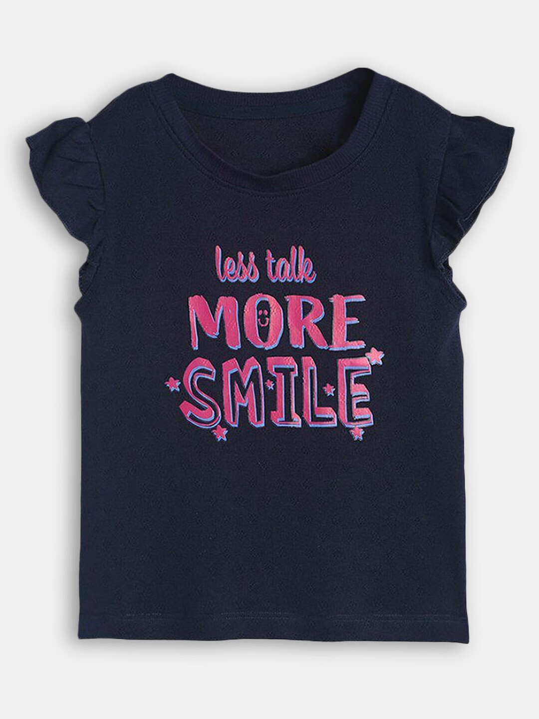 

Hopscotch Girls Navy Blue Indigo T-shirt