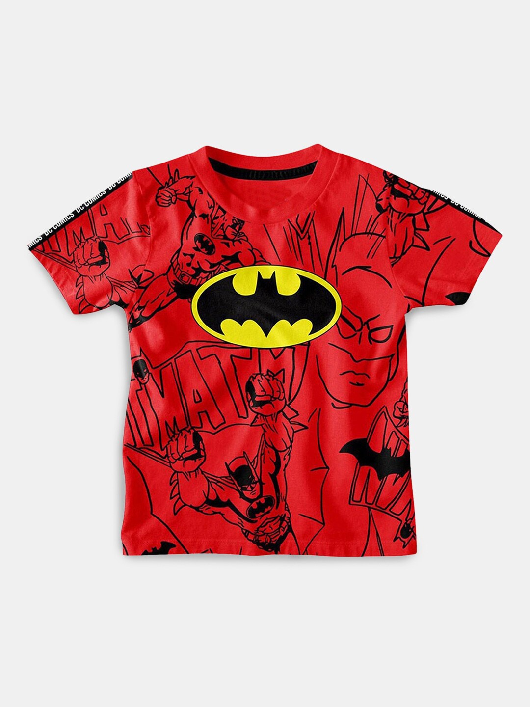 

Hopscotch Boys Red Printed T-shirt