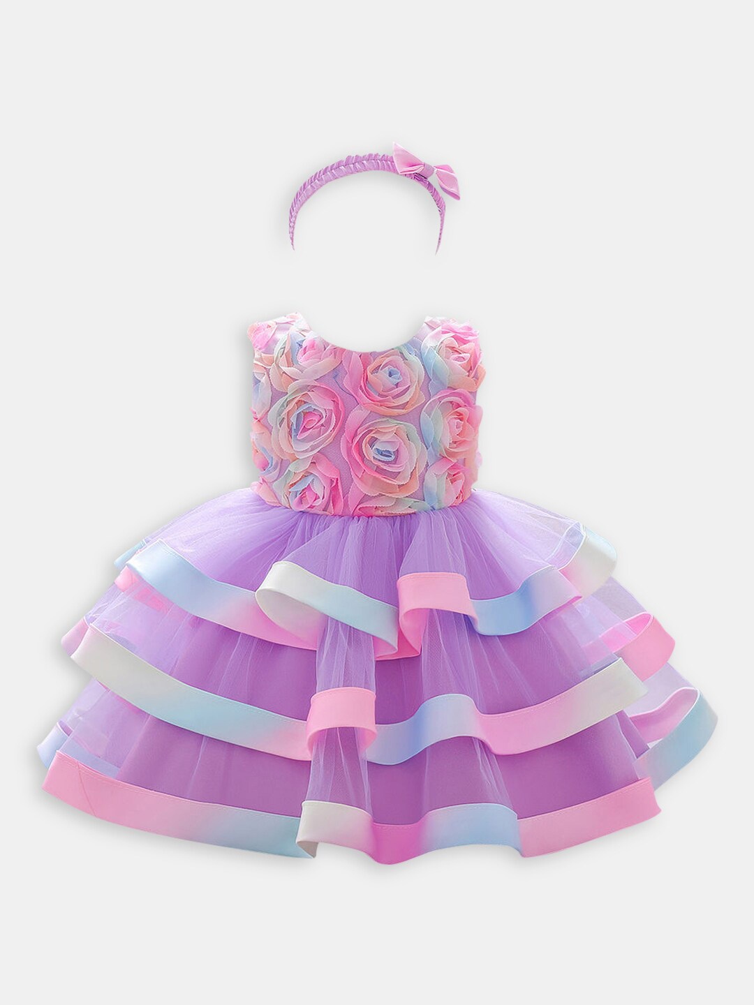 

Hopscotch Girls Purple Dress