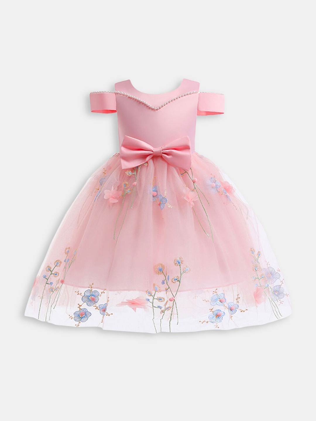 

Hopscotch Pink Peplum Dress