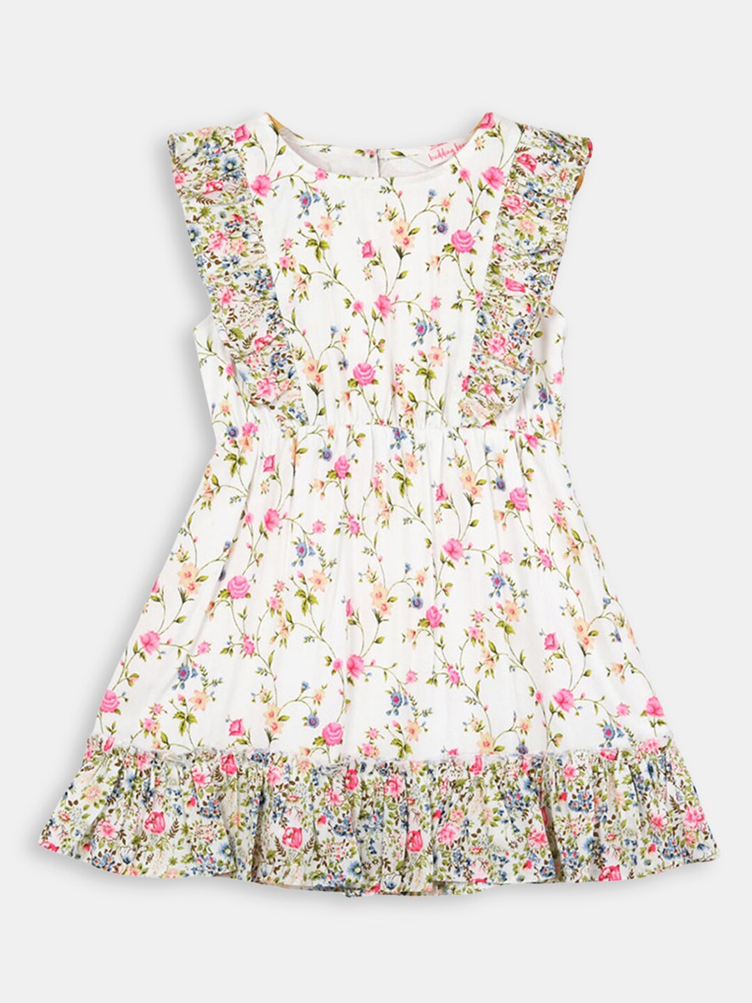 

Hopscotch Off White Floral Dress