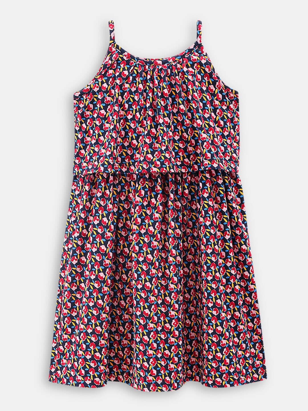 

Hopscotch Girls Maroon Floral Dress