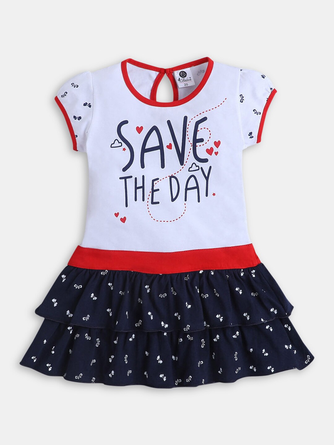 

Hopscotch Grey Printed A-Line Dress