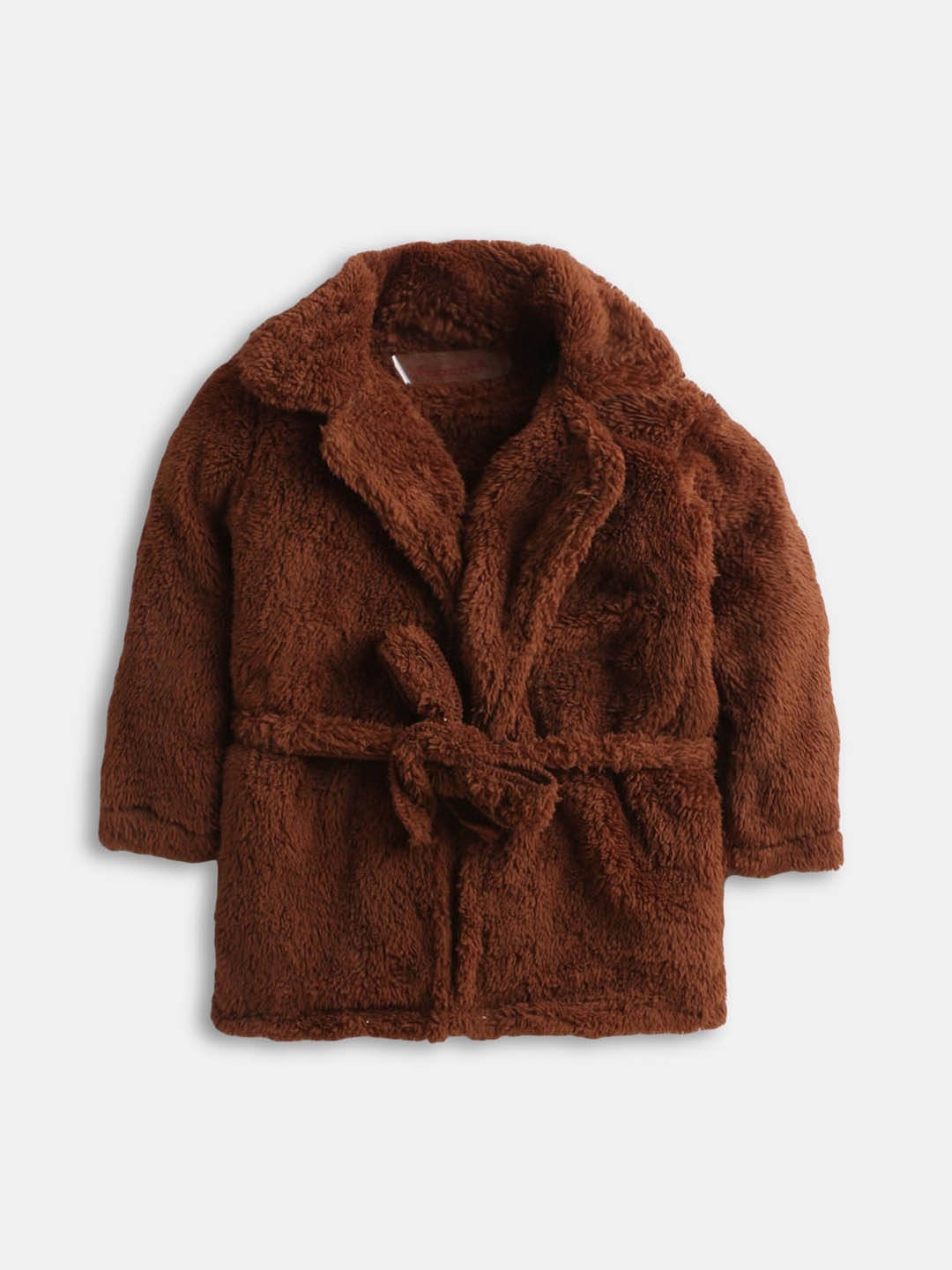 

Hopscotch Girls Brown Solid Sherpa Coats