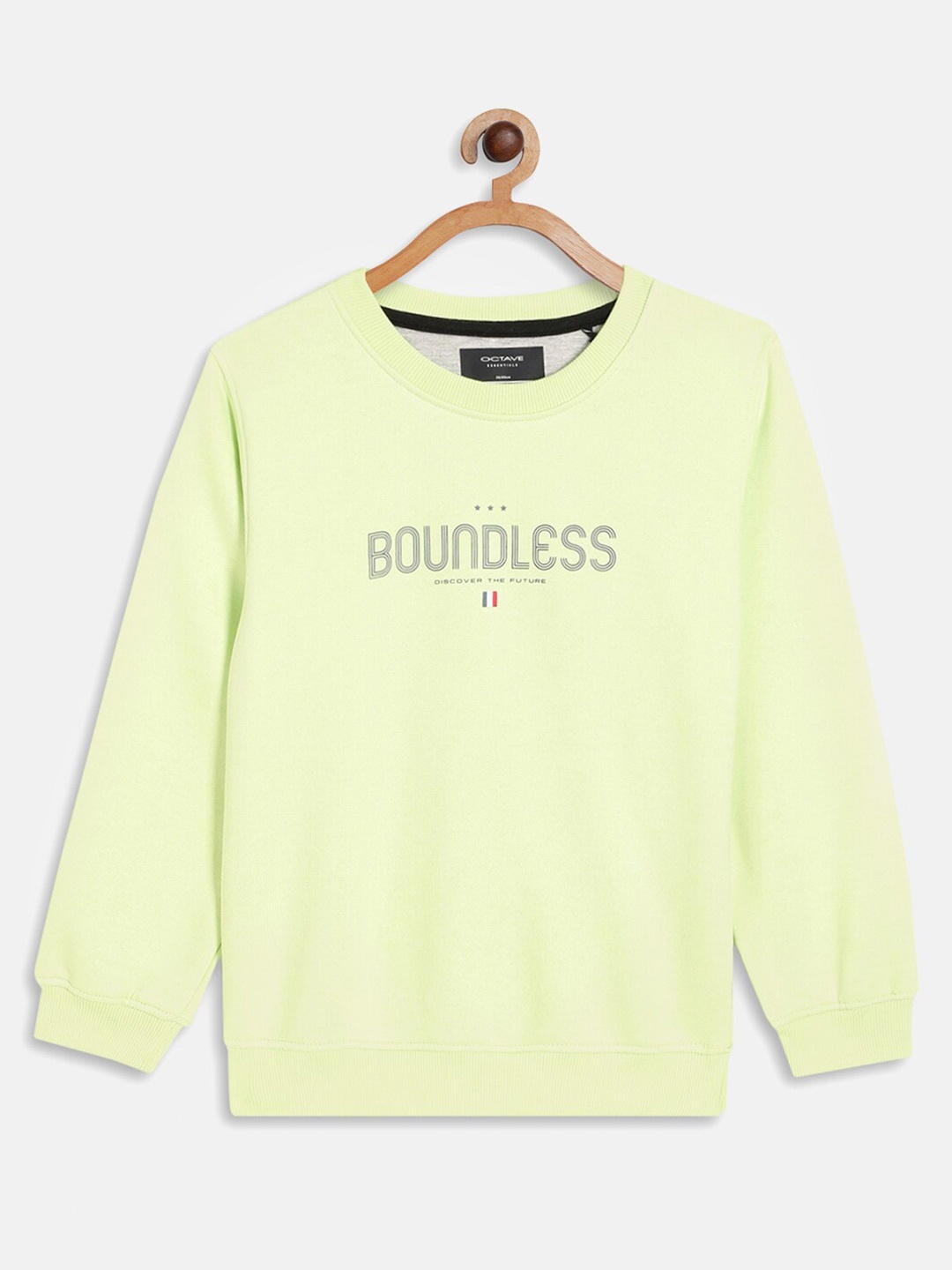 

Octave Boys Green Printed Pullover Sweatshirt