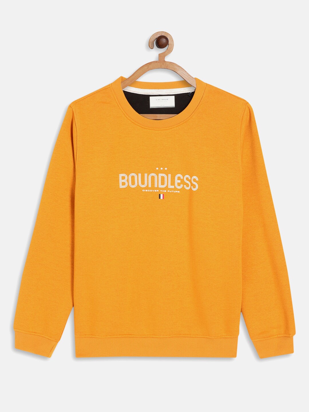

Octave Boys Yellow Printed Sweatshirt